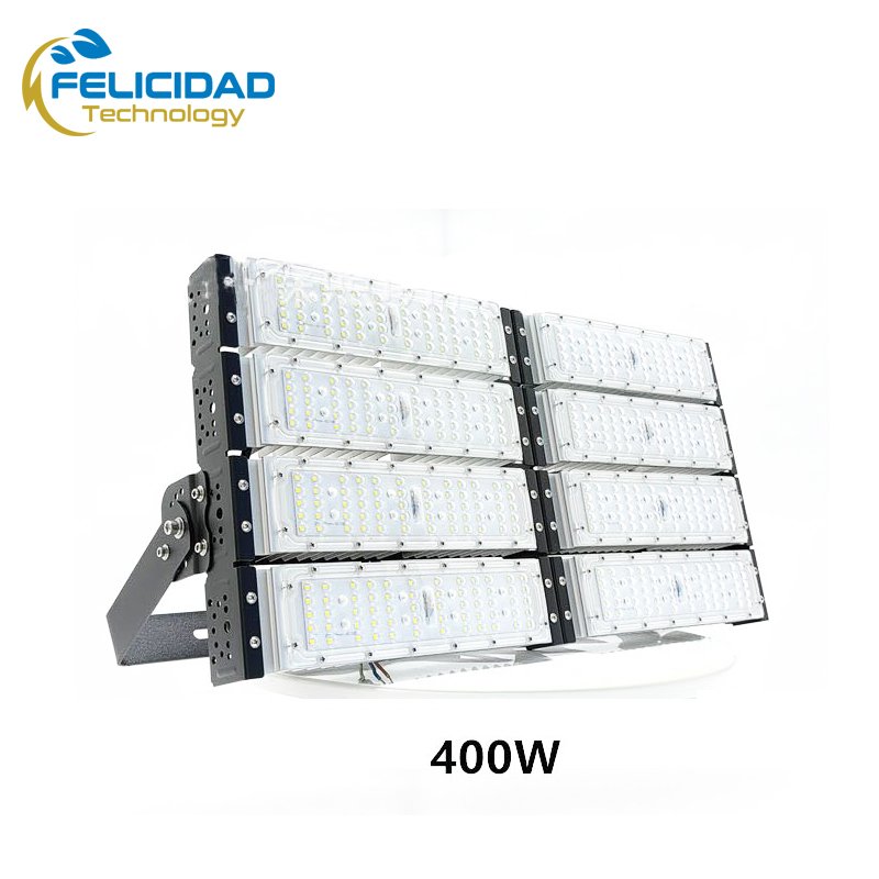 BEF003-8 modular 240W-480W LED floodlights for large-area outdoor lighting such as stadiums and airports.