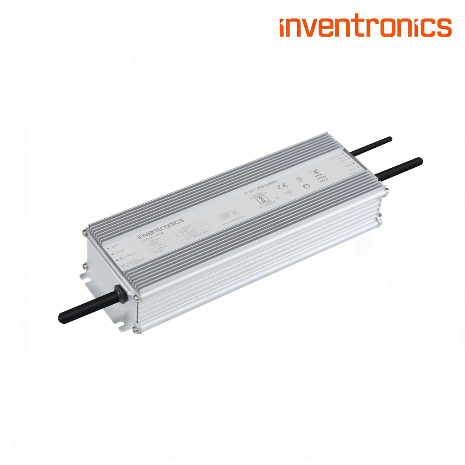 Inventronics EUM-320xxxMB 320W 300W BIS LED Ballast 320 W 300 W 0-10V/PWM/Timer Dimmable Outdoor Lighting LED Driver