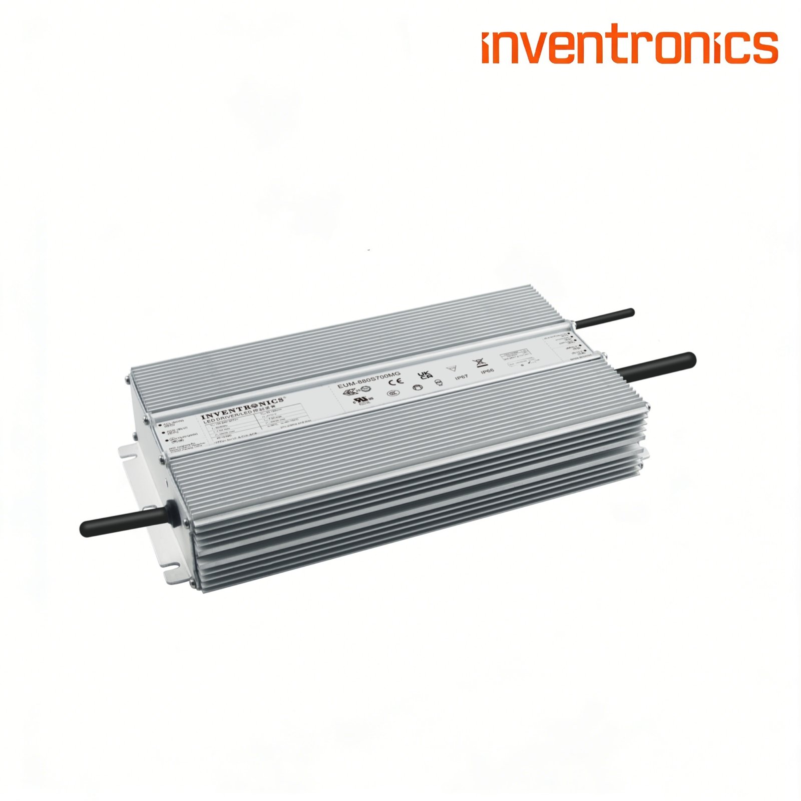 Inventronics EUM-880xxxMT 880 W 900 W LED Grow Light Driver IP67 0-10V PWM Timer Digital Dimming LED Power Supply